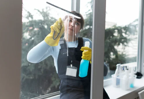 Nettoyage de vitres intérieures et extérieures à Hévilliers